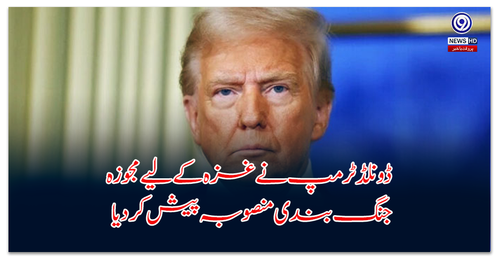 Donald Trump presents proposed ceasefire plan for Gaza